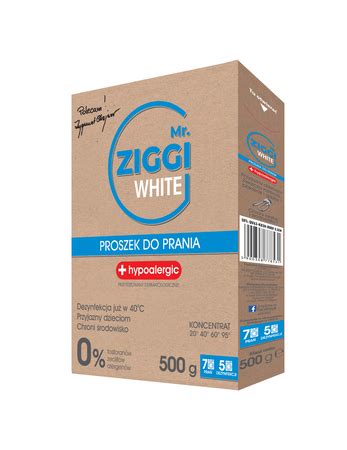 Proszek Hipoalergiczny Do Prania Mr ZIGGI White 500g Na Roztocza Alsos