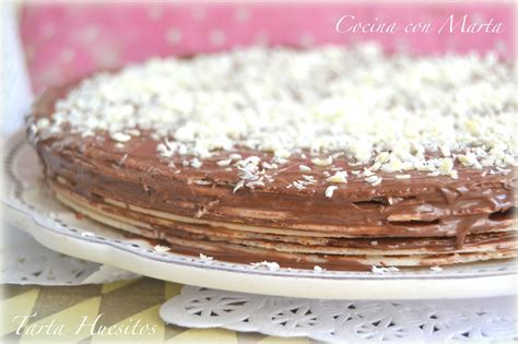 Cocina con Marta Recetas fáciles rápidas y caseras Tarta Huesitos