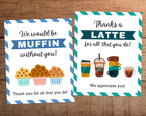 X Set Of Appreciation Pun Signs Printable For Etsy