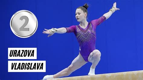 Vladislava Urazova Silver Medalist Of The Russian Artistic Gymnastics