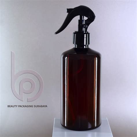 Jual Botol Plastik Pet Ml Br Coklat Amber Tebal Tutup Spray Trigger