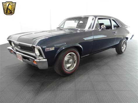 1968 Chevrolet Nova Ss 16252 Miles Fathom Blue Coupe 396 Cid V8 4 Speed