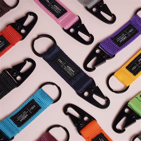 Jual Gantungan Kunci Carabiner Tali Webbing Snaphook Keychain