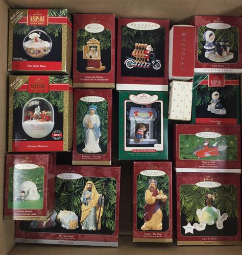 Lot - (15) Hallmark Keepsake Christmas Ornaments