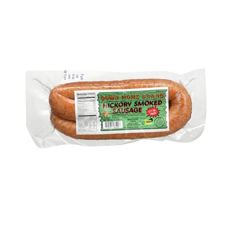 Down Home Hickory Smoked Pork Sausage Green Onion 15 Lb