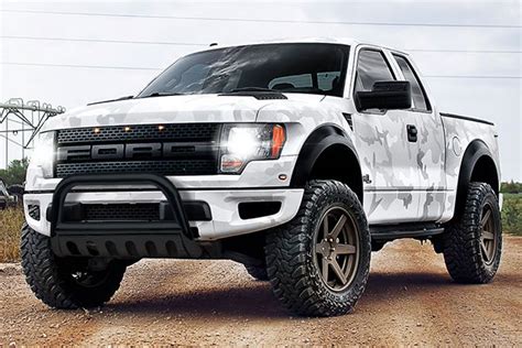 Snow Camo Ford Raptor Ford Raptor Lifted Ford Trucks Cars Trucks