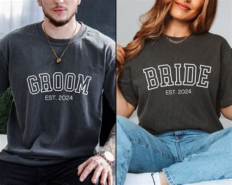 Bride And Groom Shirts Bridal Party Shirts Wedding Party Shirt