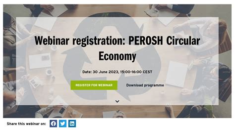 Webinar On Circular Economy June 30 2023 Perosh