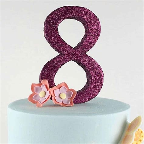 Number Cake Topper A Step By Step Tutorial Decorated Treats