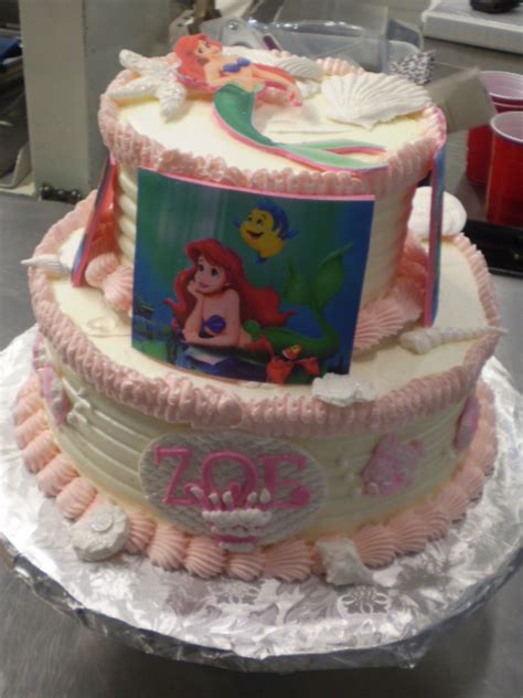 Ariel Birthday Cake For Zoe CakeCentral