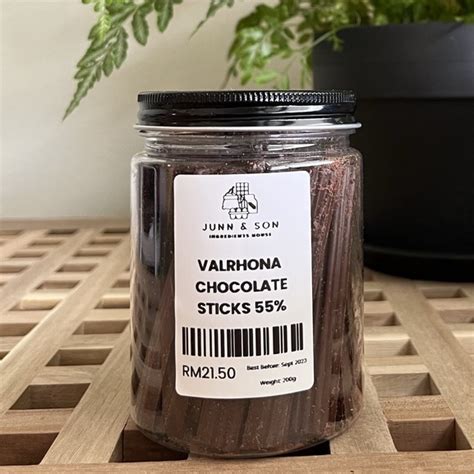 Valrhona Chocolate Stick 55 200g Repack Shopee Malaysia