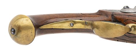 Unmarked European Flintlock Pistol 54 Caliber Ah8662 Consignment