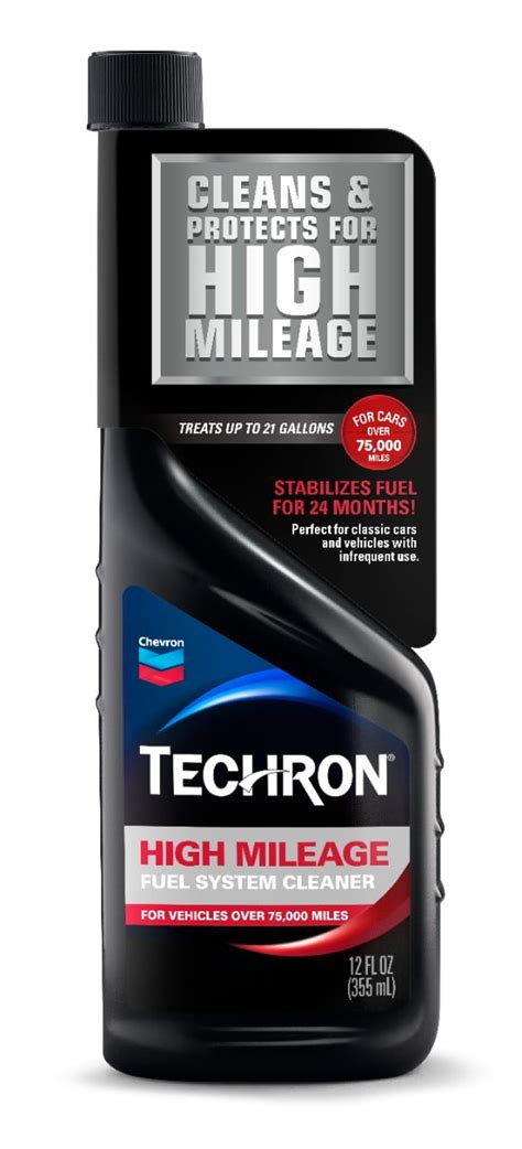 Chevron Techron High Mileage Fuel System Cleaner 12 Oz