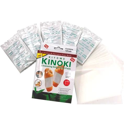 Kit 10 Detox Adesivo Para Pés Kinoki Eliminador De Toxinas Funciona