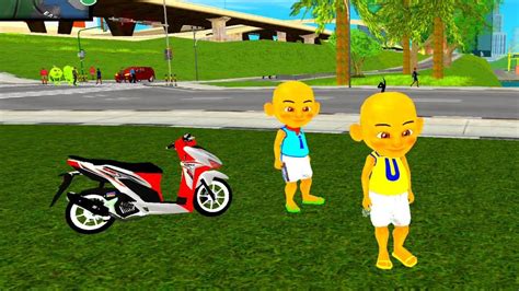 Upin Ipin Bawa Motor Vario Keren Cari Tempat Kemping YouTube