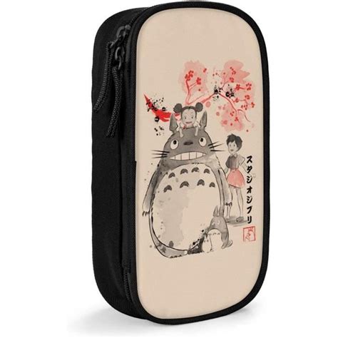 Mon Voisin Totoro Trousse D Impression Personnalisée Noir 6071