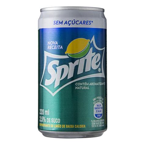 Refrigerante Limão Sem Açúcares Sprite Lata 220ml Karla Mercado