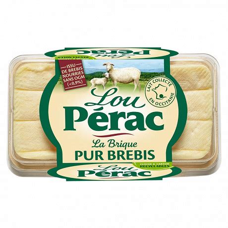 Lou Pérac brique au lait pasteurisé de brebis 26 mg 150g