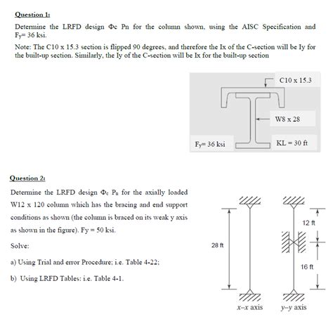 Solved Determine The Lrfd Design Tensile Strength And Asd 41 Off