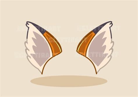 Fox Ears clipart clipart for personal and commercial use | Etsy