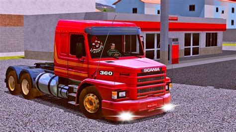 Skins Scania Vermelha Detalhes Qualificado Rodrigo Games