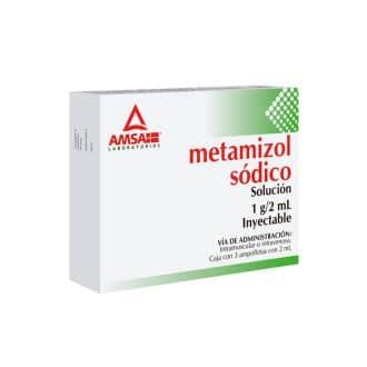 Metamizol Sodico Solucion Inyectable Cada Ampolleta Contiene