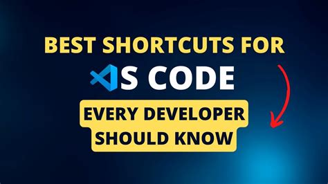 Vs Code Shortcuts Every Developer Should Know In 2023 Youtube