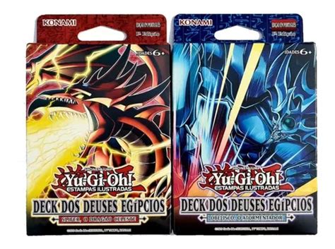 Yugioh Deck Deuses Eg Pcios Obelisco E Slifer Portugu S Frete Gr Tis