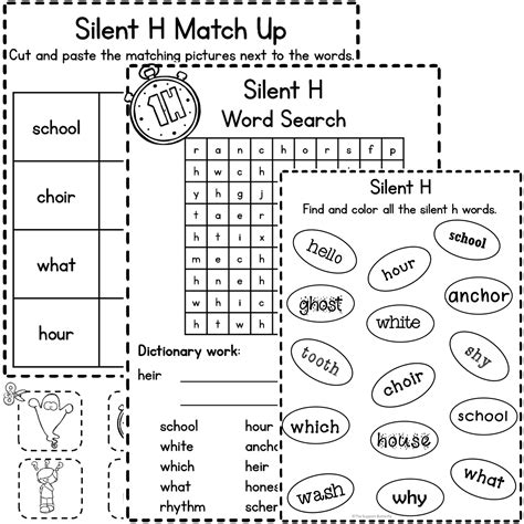 Silent H Worksheets Made By Teachers