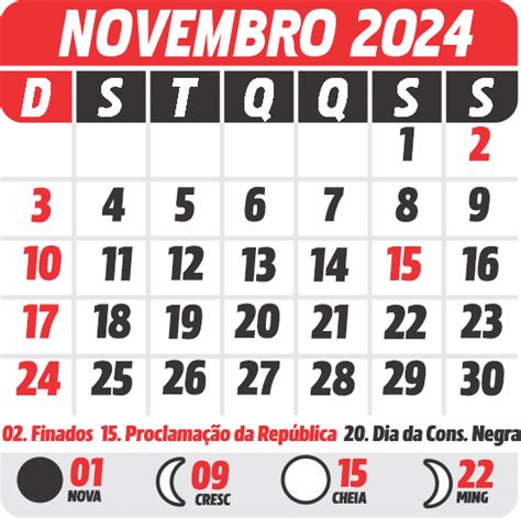 Calendario 2024 Para Imprimir Feriados Novembro 21 Imagesee