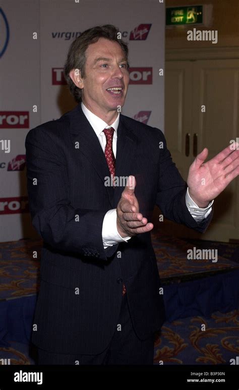 Tony Blair British Prime Minister April 2000 At The Mirror Pride Of Britain Awards Ceremony At