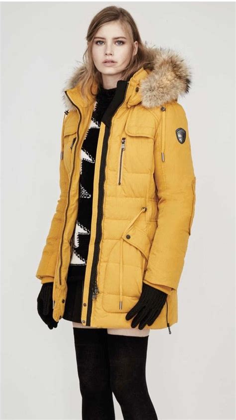 Pajar F18 Lookbook Yellow Coat Ava Fall Winter 2018 2019 Womens Parka