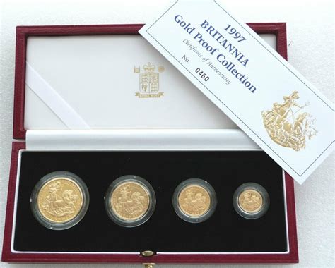 Britannia Gold Proof Coin Set Box Coa