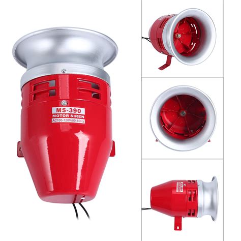 Heavy Duty Motor Siren Ms V V V Automotive Air Raid Siren