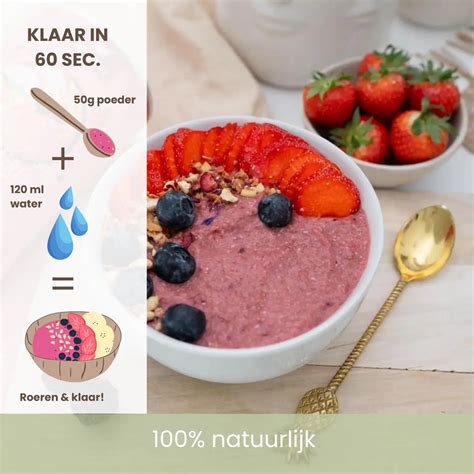 Smoothie Bowl 2 Pack Proefpakket Met Gratis Kokosnoot Bowl Ontbijtkom