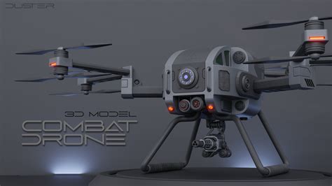 ArtStation - Sci-Fi Combat Drone | Resources