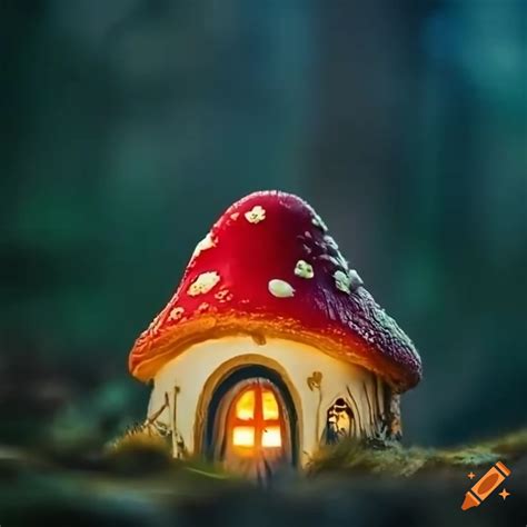 Magical Fairy House In A Mushroom Forest On Craiyon