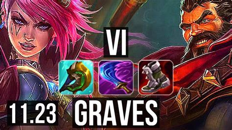 Vi Vs Graves Jng 12 2 9 1 5m Mastery 300 Games Dominating Kr