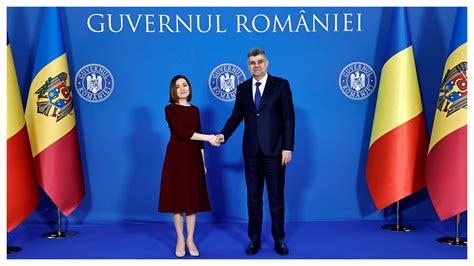 Premierul Marcel Ciolacu Nt Lnire Cu Pre Edinta Republicii Moldova