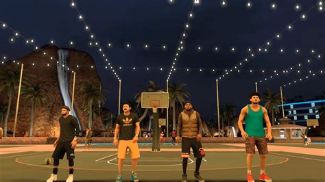 NBA 2K17 MyPARK Sunset Beach 4v4 YouTube