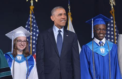 Obamas Graduation Speech At Worcester Technical High School Popsugar