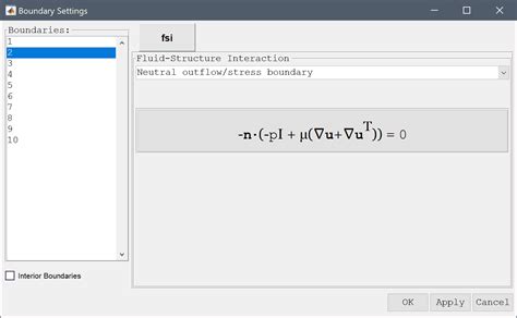 FEATool Multiphysics Documentation Fluid Structure Interaction