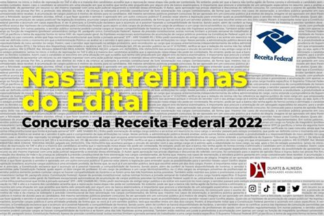 Concurso Receita Federal 2022 Análise Jurídica Do Edital