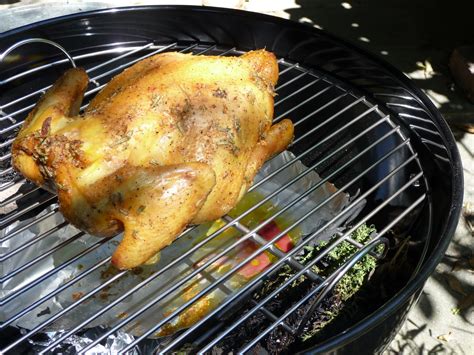 Un peu gay dans les coings Poulet fumé à l ail et au romarin