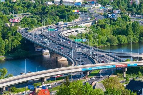 Prague Highway View Editorial Photography Image Of Season