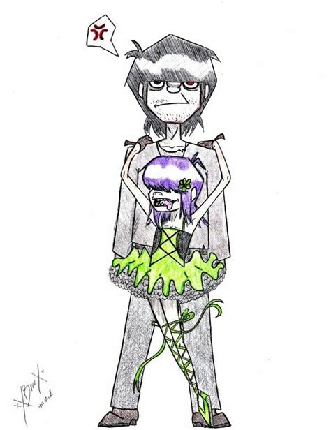 Pin By Mew The Undertaker On Gorillaz Gorillaz Humanoid Sketch Feel