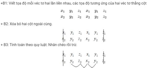 Tích Có Hướng Của 2 Vecto Là Gì Định Nghĩa Và Tính Chất