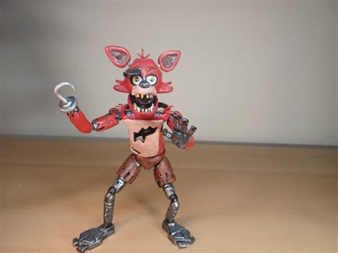 My Custom Foxy The Priate Fox Action Figure Rfivenightsatfreddys