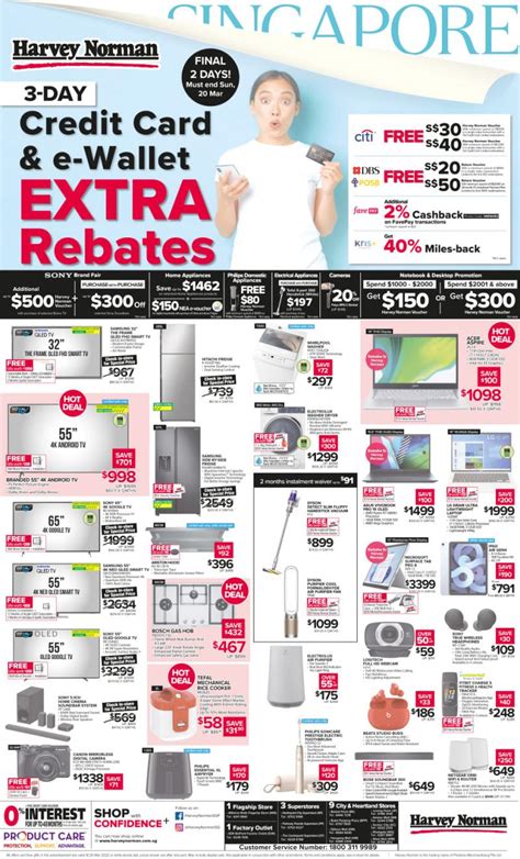 Harvey Norman Press Advertisement Promotion Valid Until 25 March 2022