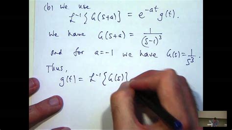 First Shifting Theorem Of Laplace Transforms A How To YouTube